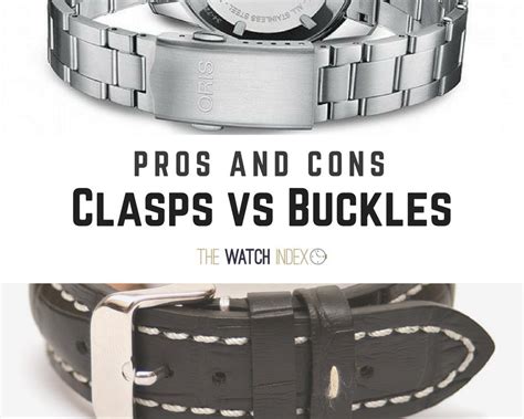 tang buckle vs clasp